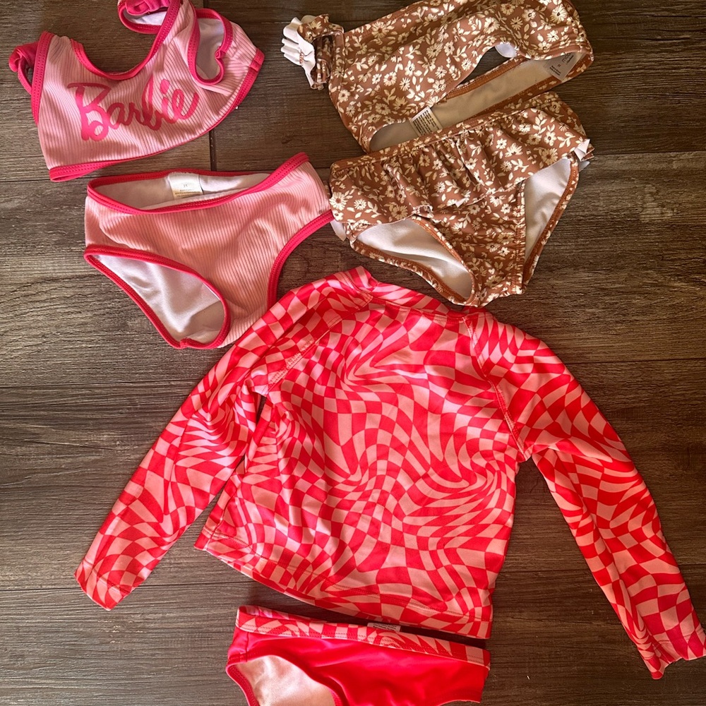 2T toddler bathing suit bundle
